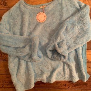 Light Blue Fuzzy (SO SOFT!) Sweatshirt